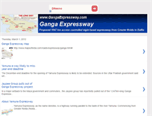 Tablet Screenshot of gangaexpressway.com